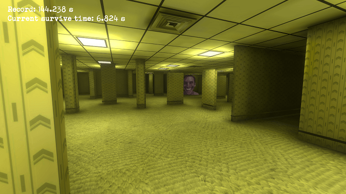 Nextbots In Backrooms на ПК-01
